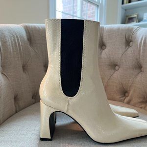 Zara Off-White Bootie Euro Size 36